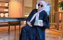 Potret Stunning Syahrini yang Akan Segera Melahirkan, Anggun Menawan Dalam Balutan Dress Hitam