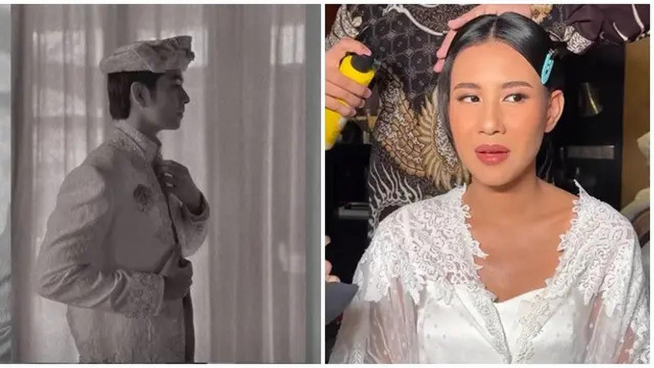 6 Potret Persiapan Akad Nikah Angga Yunanda dan Shenina Cinnamon di Bali, Kedua Terlihat Tegang