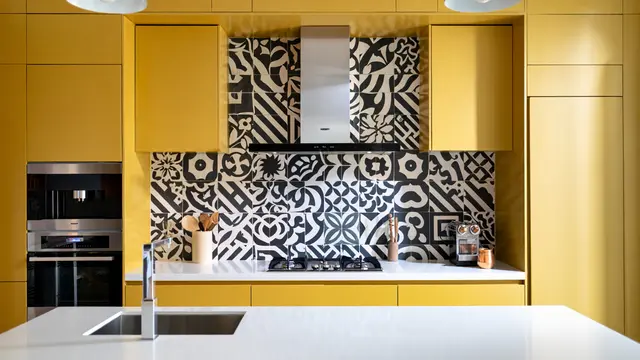 Model Ubin Backsplash Dapur