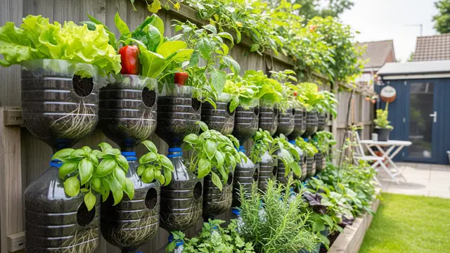 Inspirasi Pekarangan Produktif Menggunakan Galon Bekas/Foto: AI Generated
