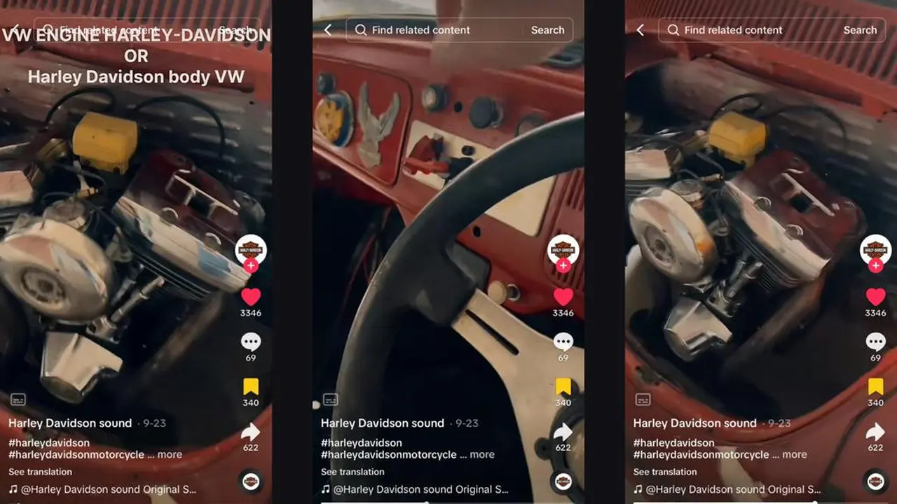 Pria Ini Ganti Mesin Mobilnya Pakai Mesin Harley