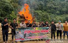 Polres Solok Selatan Musnahkan Peralatan PETI, Aksi Tegas Berantas Penambangan Emas Ilegal yang Merusak Lingkungan