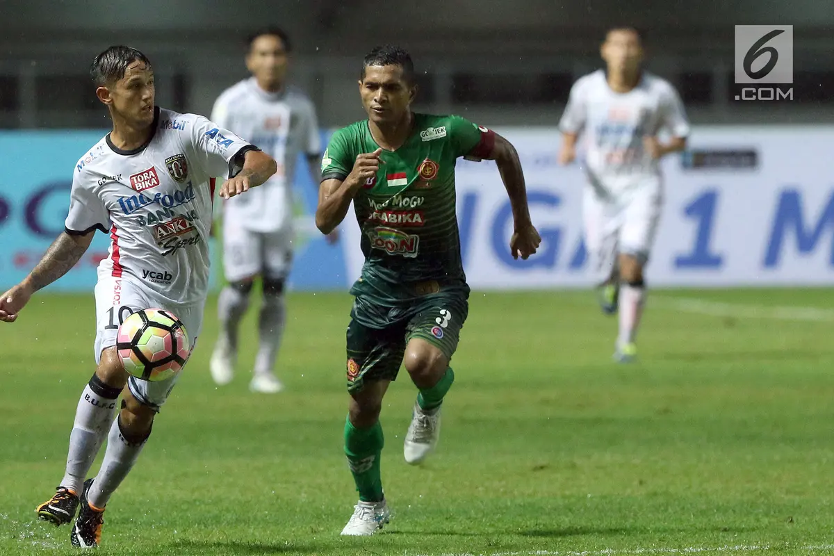 Irfan Bachdim Dua Gol, Bali United Bungkam PS TNI