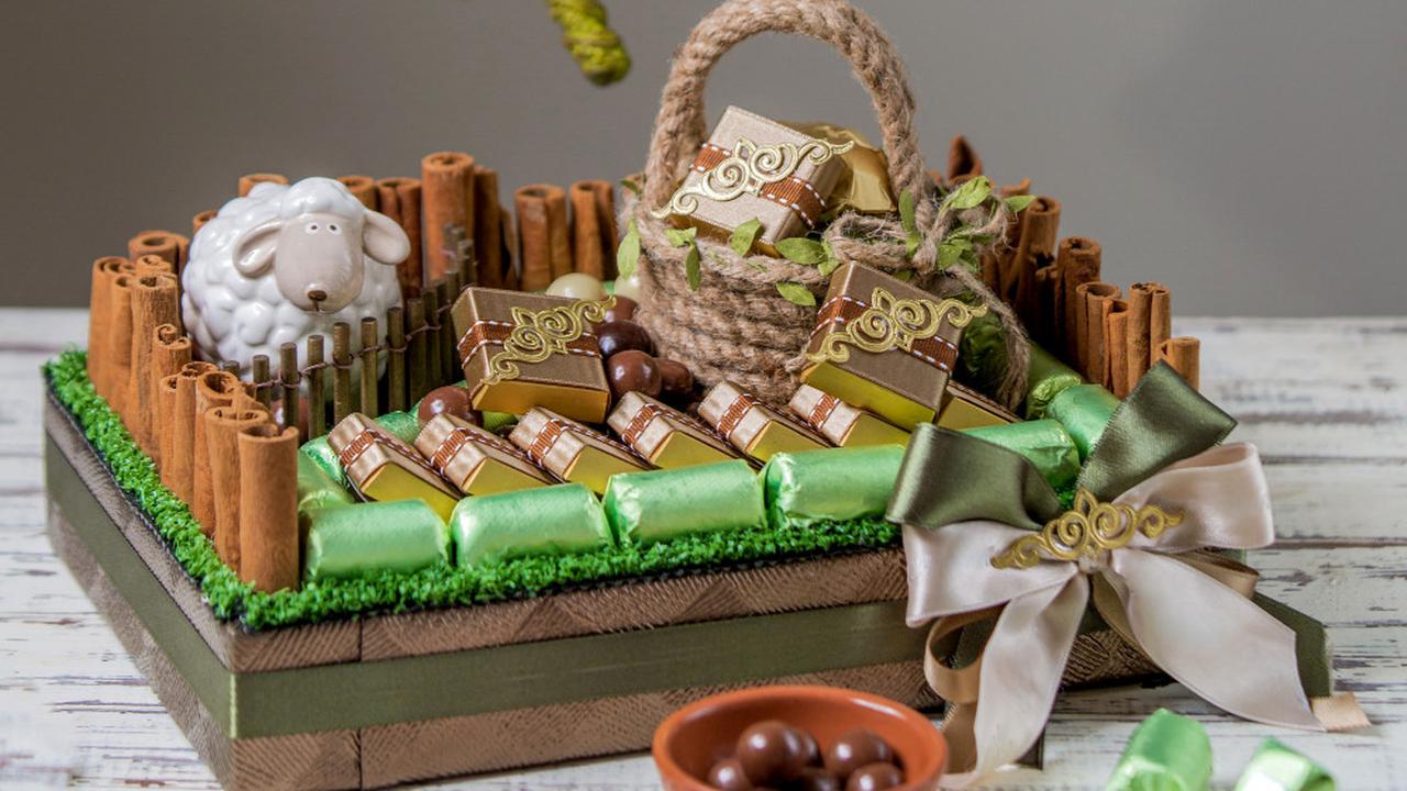 Ilustrasi hampers Lebaran