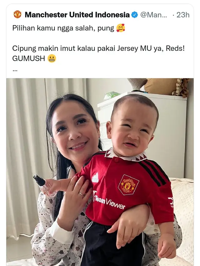 Nagita Slavina dan RANS Trending Usai Disebut Beli Jersey Palsu untuk Cipung, Akun JerseyForum Langsung Minta Maaf