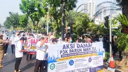 Jerit PPPK Dinkes Depan Balai Kota: Kami ASN, Mengapa Hak Kami Berbeda?