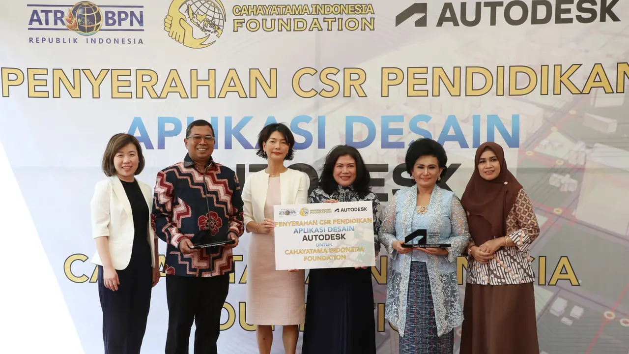 Dalam rangka menyambut HUT RI ke-79, Yayasan Cahayatama Indonesia Foundation (CTIF) berkolaborasi dengan Kementerian ATR BPN, menerima CSR Pendidikan dari Autodesk ASEAN. CSR ini berupa software Autocad untuk putra-putri terbaik Indonesia, termasuk nantin