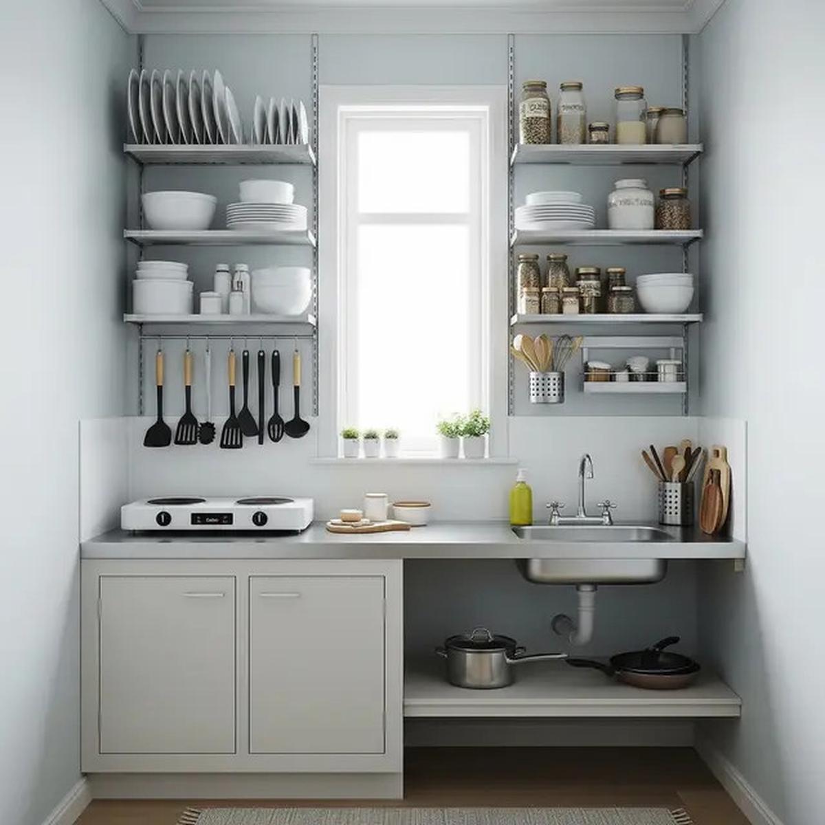 8 Inspirasi Dapur Rumah Mungil 2x2 Meter dengan Fungsi Maksimal dan Biaya Minim