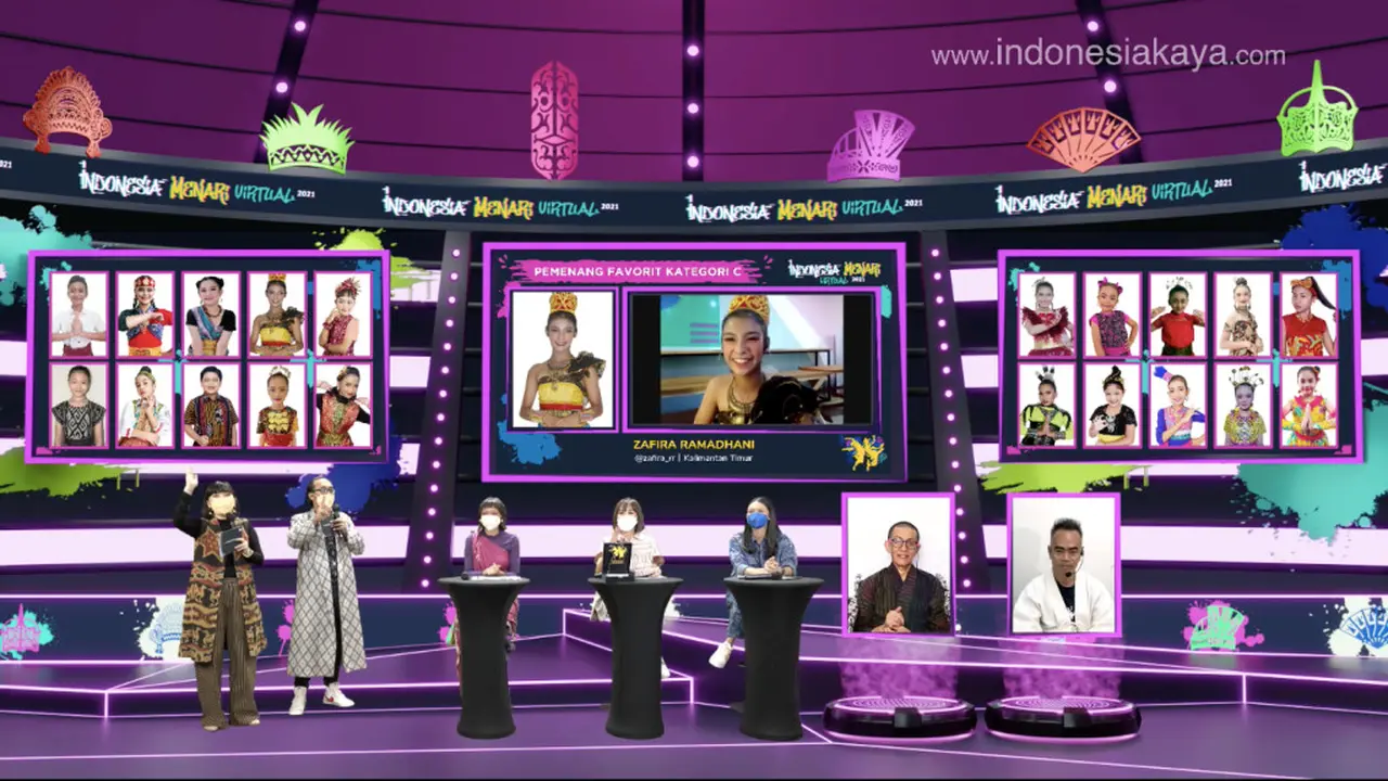 Persaingan Ketat di Indonesia Menari Virtual 2021 Membuat Juri Kesulitan Tentukan Pemenang