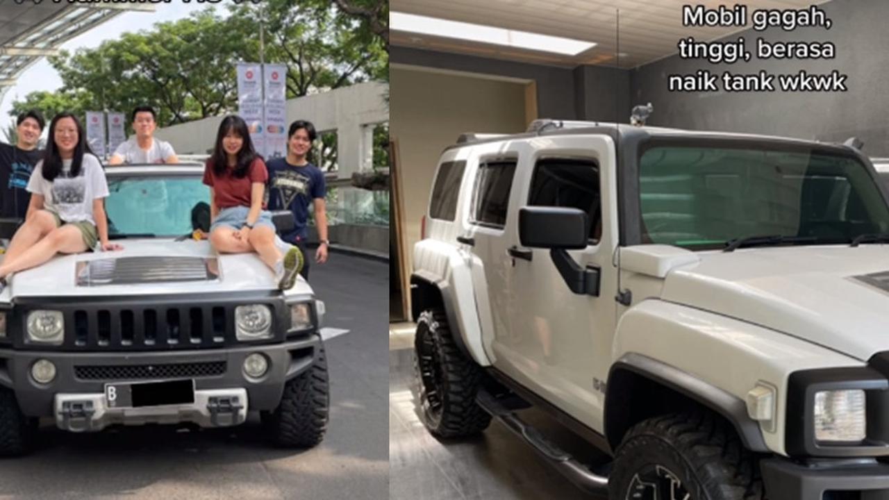 Keliling Jawa naik Hummer H3 (TikTok/@randymartianus)