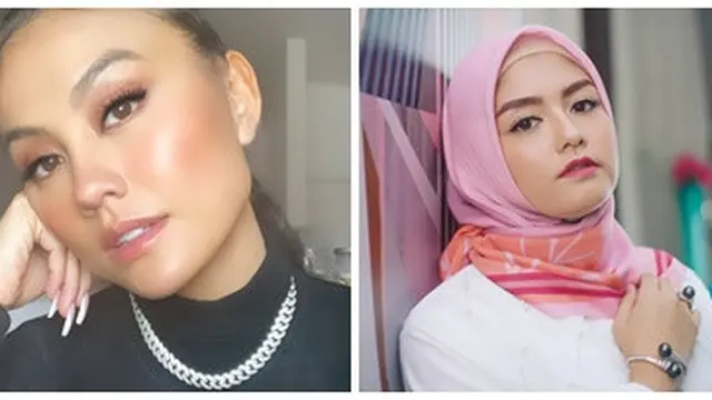 Tika Ramlan dan Agnez Mo disebut sekilas mirip (Instagram/@agnezmo dan Instagram/@tika_ramlan)