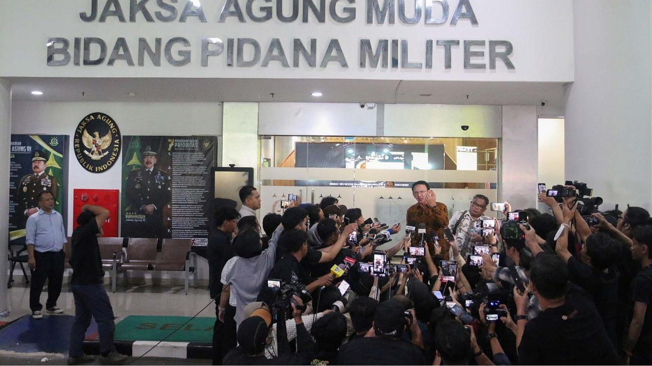 Ahok usai diperiksa Kejagung