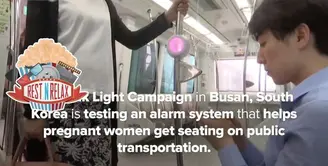 Alarm Ini Bantu Ibu Hamil Dapatkan Tempat Duduk di Kereta