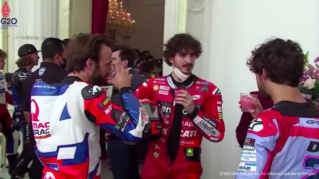 Deretan Potret Keseruan Parade Pembalap MotoGP di Istana Merdeka