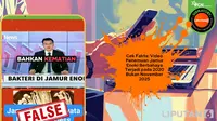 Cek Fakta: Video Temuan Jamur Enoki Berbahaya Terjadi 5 Tahun Lalu Bukan November 2025
