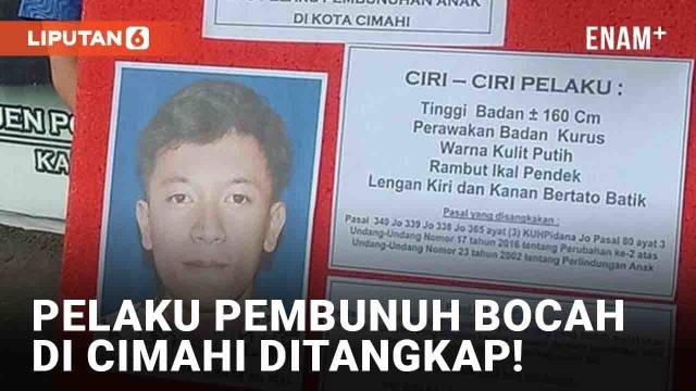 Polisi berhasil menangkap pelaku pembunuhan PS (12), bocah perempuan di Cimahi. Pelaku bernama Rizaldi Nugraha Gumilar atau Ical, warga kota Bandung. Ia ditangkap di kosnya di wilayah Sukasari, Kota Bandung pada Minggu (23/10/2022).