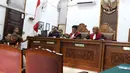 Ketua Majelis Hakim, Ahmad Guntur memimpin jalannya sidang lanjutan kasus narkoba yang menjerat Roro Fitria di PN Jakarta Selatan, Kamis (5/7). Sidang kedua tersebut beragendakan pembacaan nota keberatan atau eksepsi. (Liputan6.com/Immanuel Antonius)