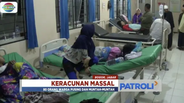 80 Orang Warga Bogor Jadi Korban Keracunan Massal