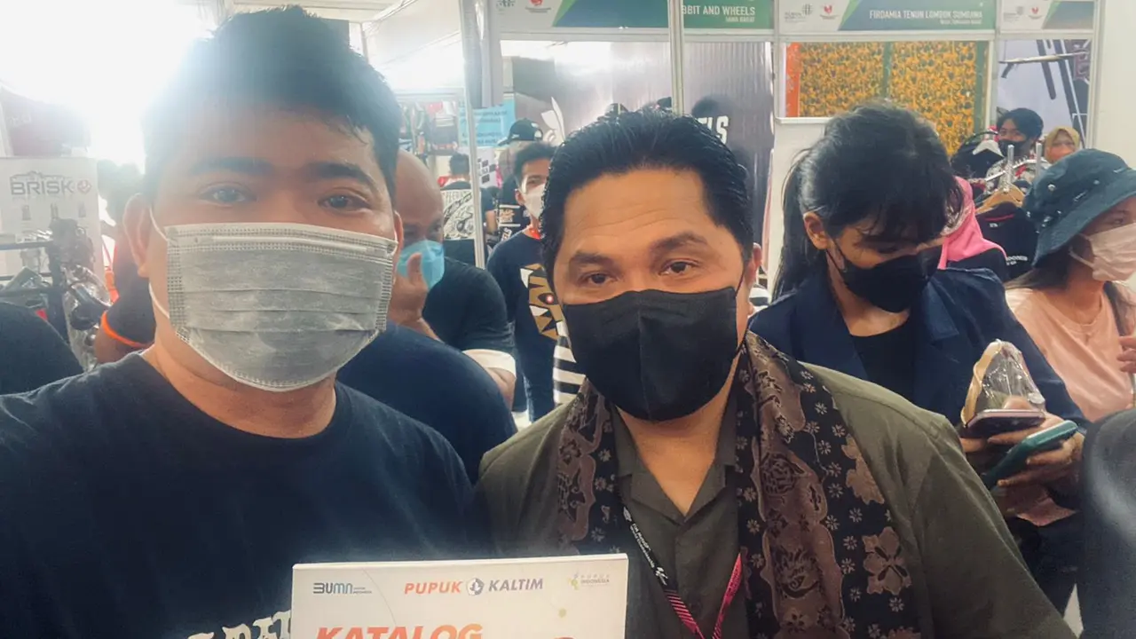 UMKM Pupuk Kaltim hadir dalam pameran di gelaran MotoGP Mandalika 2022