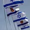 Bendera Israel. (AFP Photo/Thomas Coex)