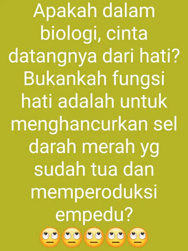 6 Status WhatsApp Tentang Filsafat Cinta dalam Mata Pelajaran Ini Kocak