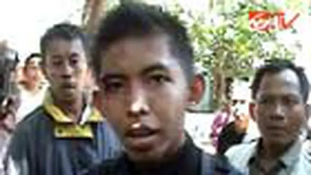 Siswa SMKN Dihajar Polisi