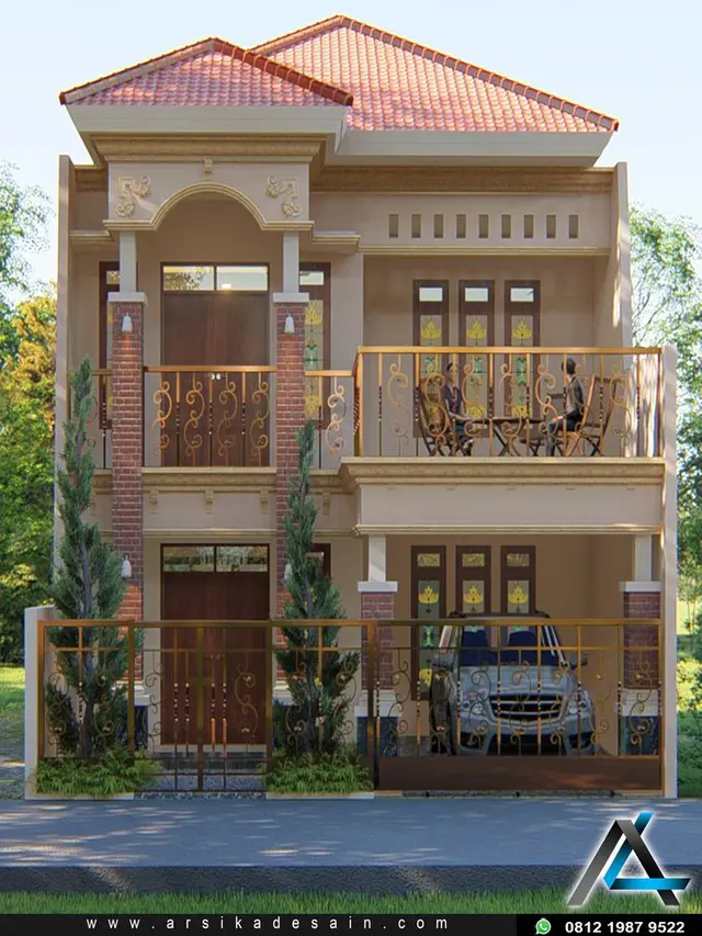 Rumah Minimalis 2 Lantai 6x12 Ruang Tamu Luar