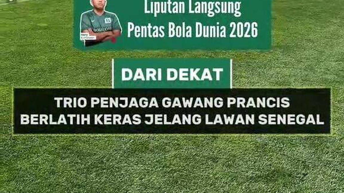 Melihat dari dekat trio penjaga gawang Prancis berlatih keras jelang lawan Senegal