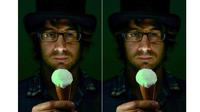 Charlie Francis pengusaha es krim asal Inggris berhasil menciptakan es krim dari protein ubur-ubur yang dapat bercahaya di dalam gelap.