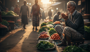 ilustrasi bedagang (created by AI)