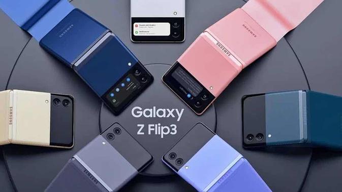 Gambar render Galaxy Z Flip 3. (Doc: Gizchina)