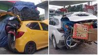 Barang bawaan mudik (Sumber:Twitter/pendakilawas/BNGPY)
