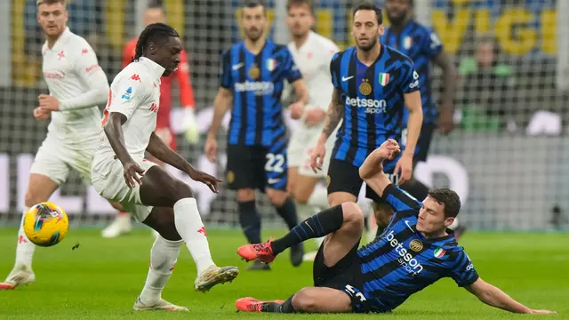 Foto: Sukses Tuntaskan Dendam, Inter Milan Bungkam Fiorentina di Liga Italia