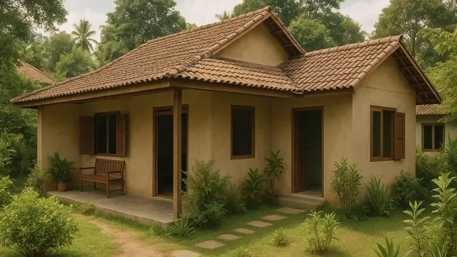 Gambar Desain Rumah Kampung Sederhana tapi Cantik 3 Kamar