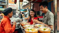 350 Caption Kata-Kata Makan Bakso Lucu yang Bikin Ngakak