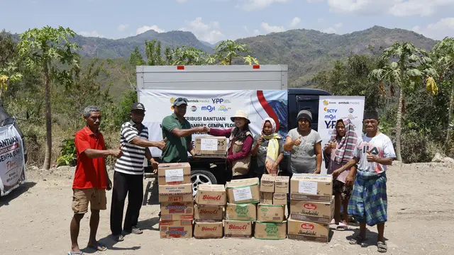 YPP Emtek Media hadir menyalurkan bantuan untuk masyarakat terdampak gempa NTT.