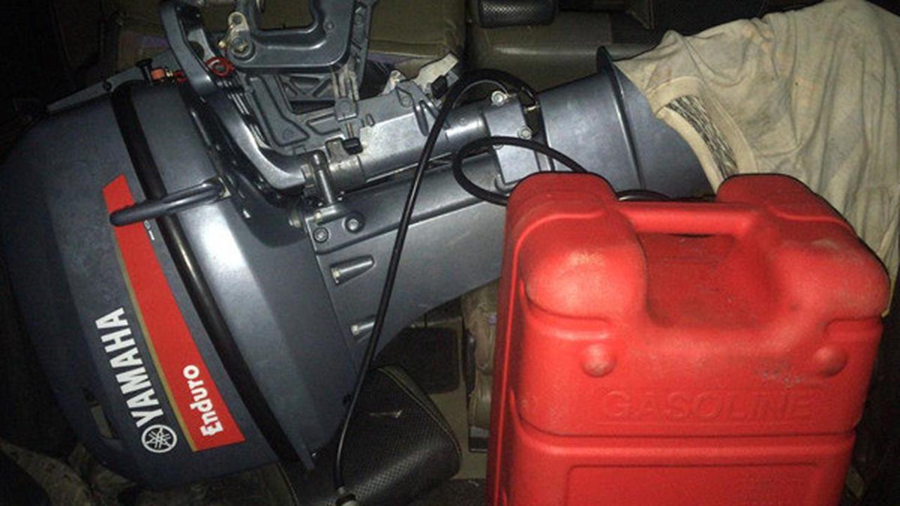 Dorang bapancuri tu nelayan nama Bargun Uwen, orang Molobok Induk, Bolmong Timur, Sulut, pe mesin prao.