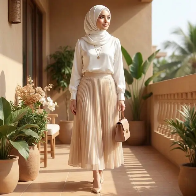 Padu Padan Warna Rok dan Blouse untuk Lebaran 2026 yang Elegan