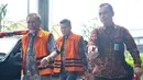 Andi Narogong diperiksa KPK sebagai tersangka terkait kasus dugaan korupsi mega proyek e-KTP, Jakarta, Senin (22/5). (Liputan6.com/Helmi Afandi)