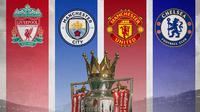 Premier League - Kandidat juara Premier League- Liverpool, Manchester City, Manchester United, Chelsea (Bola.com/Adreanus Titus)