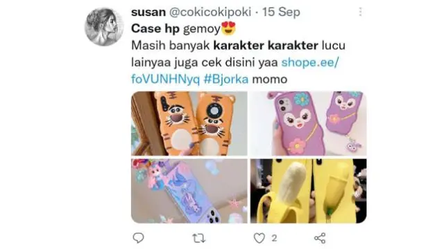 Case karakter dari akun Twiiter @cokicokipoki