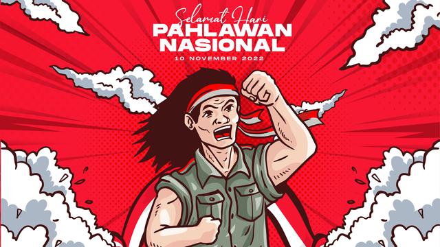 Ilustrasi Hari Pahlawan Nasional