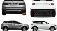 Landwind X7 meniru mentah-mentah desain dari Range Rover Evoque.