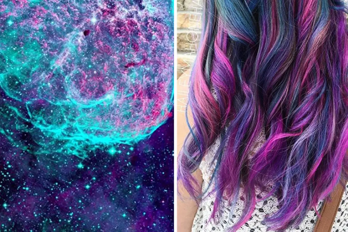 8 Warna Rambut yang Terinspirasi Indahnya Galaksi Luar Angkasa
