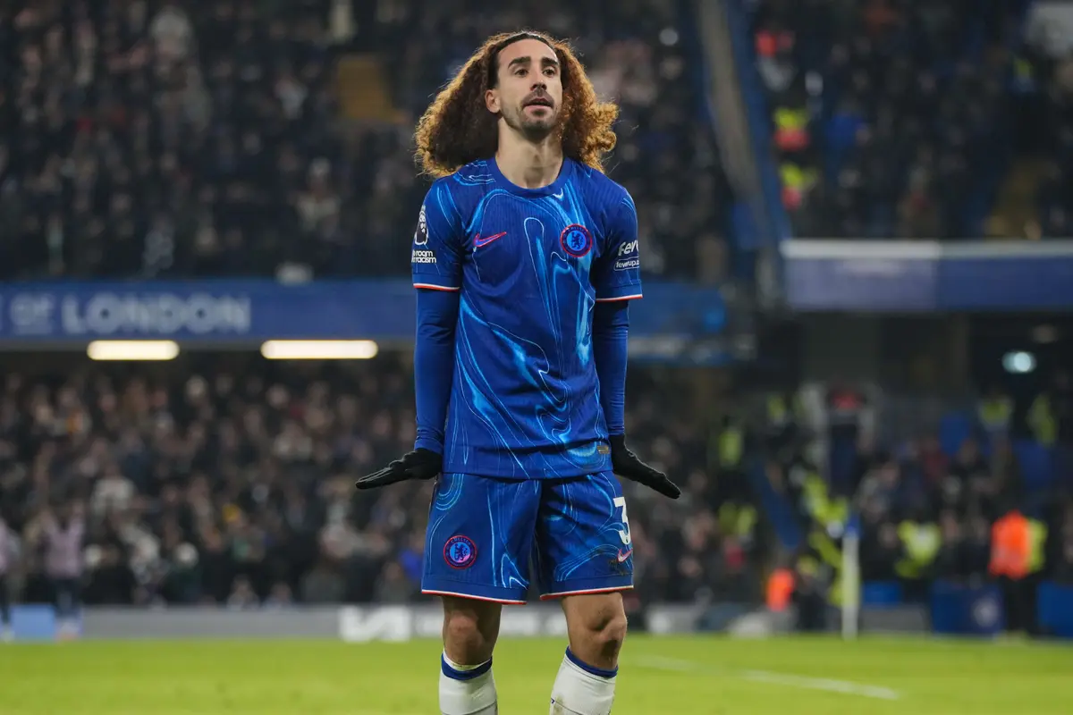 Foto: Melihat Ragam Selebrasi Marc Cucurella Saat Cetak Gol, Chelsea Akhiri Tren Buruk