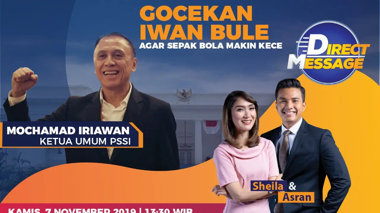 Saksikan Live Streaming Bersama Iwan Bule Ketua Umum PSSI. sumberfoto: Vidio