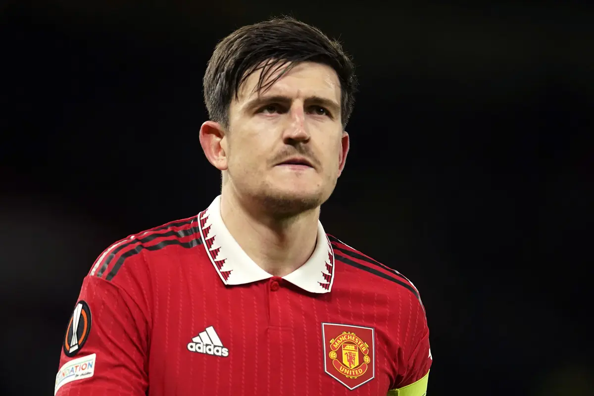 Foto: Gol Bunuh Diri Harry Maguire Pupuskan Kemenangan di Depan Mata MU saat Leg Pertama Perempat Final Liga Europa
