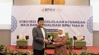 Badan Pengelola Keuangan Haji (BPKH) bersama Komisi VIII DPR RI mensosialisasikan Biaya Penyelenggaraan Ibadah Haji (BPIH) kepada masyarakat dan calon jemaah haji di Kota Bogor, Selasa (18/4) (Istimewa)