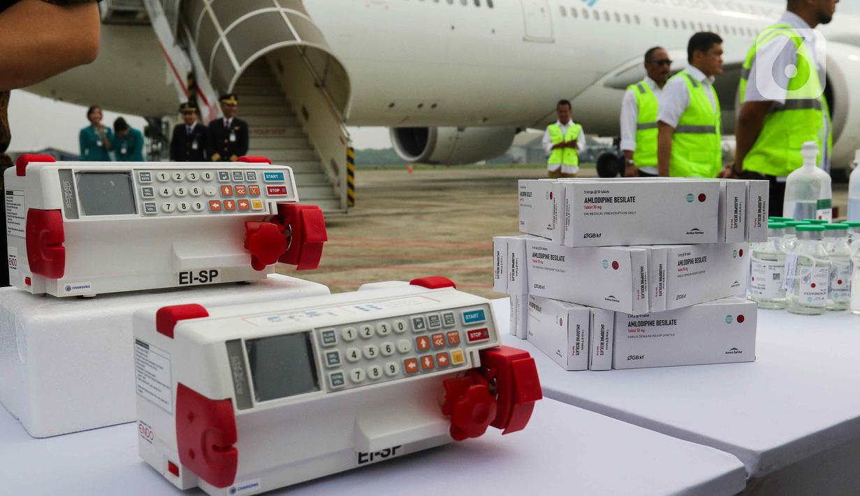 Bantuan ini sebagai komitmen Pemerintah Indonesia dalam menjaga perdamaian dunia serta aktif dalam visi misi kemanusiaan. (Liputan6.com/Herman Zakharia)