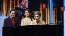 Maia Estianty, Dul Jaelani dan Tiara Anugerah Konser Kemenangan Indonesian Idol, Senin (9/3/2020). (Bambang E Ros/Fimela.com)